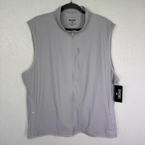 Rhone Top Flight Vest Men XXL Golf Athleisure Windbreaker Full Zip Up Sleeveless